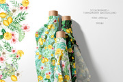 Tropical lemons pattern, a Pattern Graphic by Laura Camoe (Thumbnail 2 of 6)