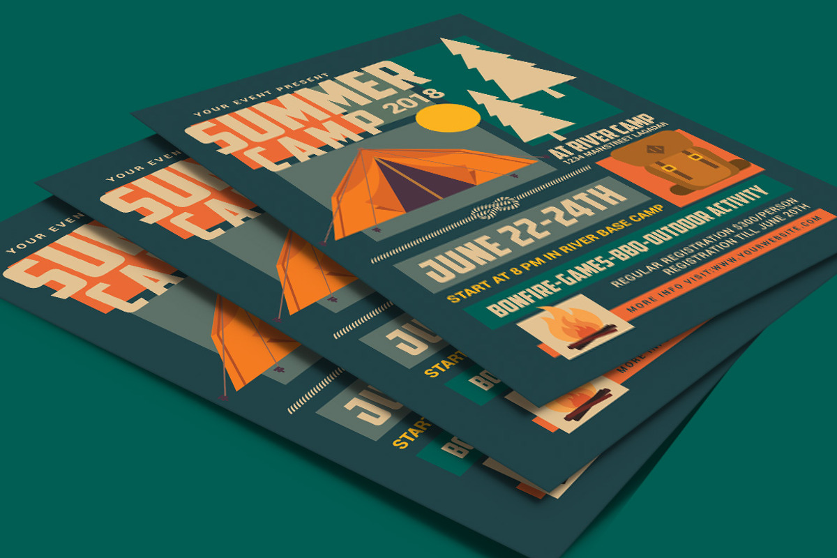 Summer Camp Flyer, a Flyer Template by Muhamad Iqbal hidayat (Photo 4 of 4)
