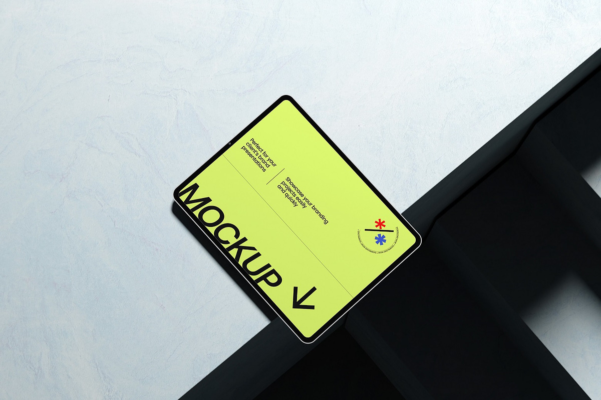 Tablet Display Mockup, an iPad Mockup by kreatifreya (Photo 4 of 4)