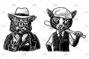 Set person mafia Don, capo, soldier, an Animal Illustration by MoreVector (Thumbnail 3 of 3)