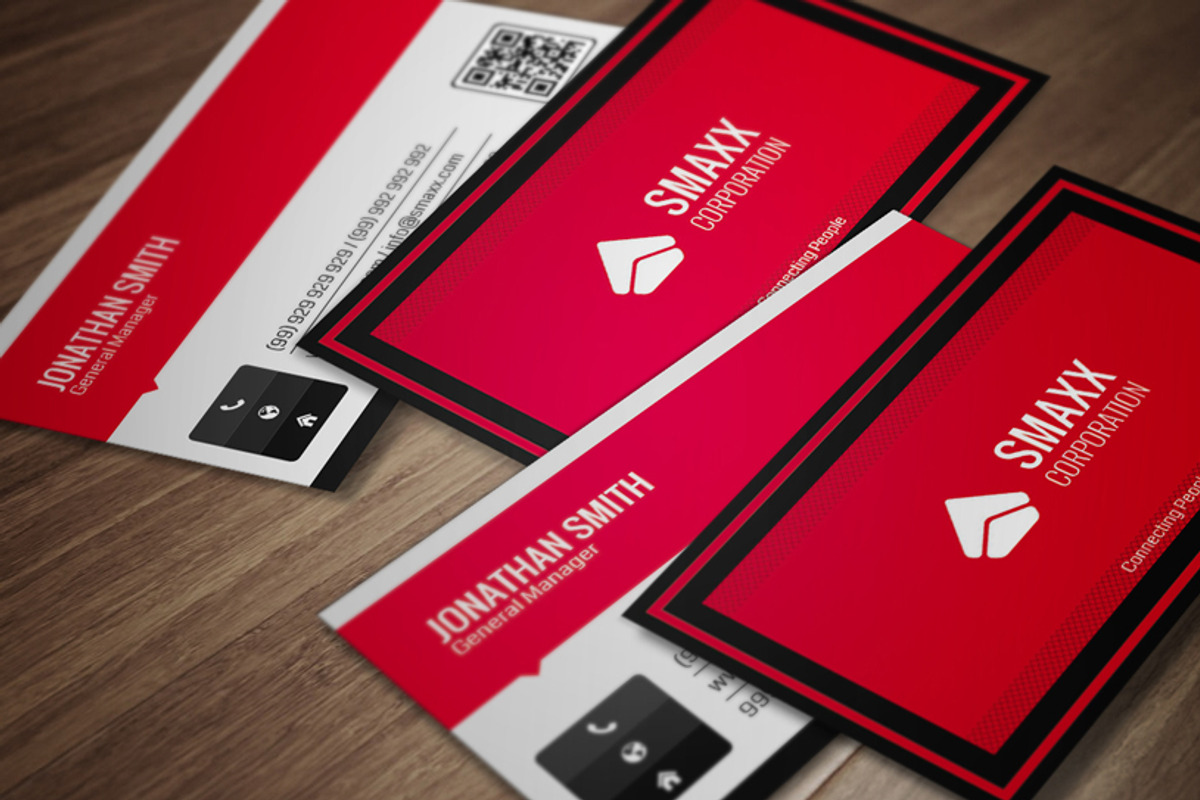 Corporate Business Card CM0001, a Business Card Template by annozio (Photo 1 of 4)