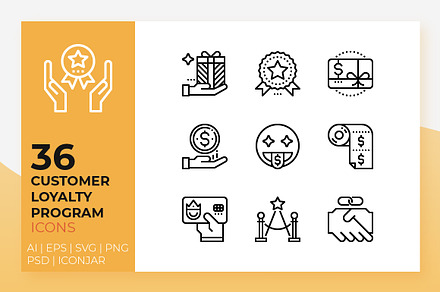 Customer Loyalty Program Icons