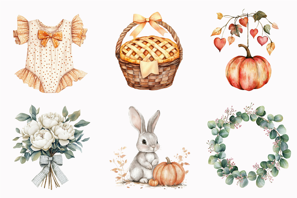Little Pumpkin Clipart, an Illustration by Design Market (Photo 4 of 5)