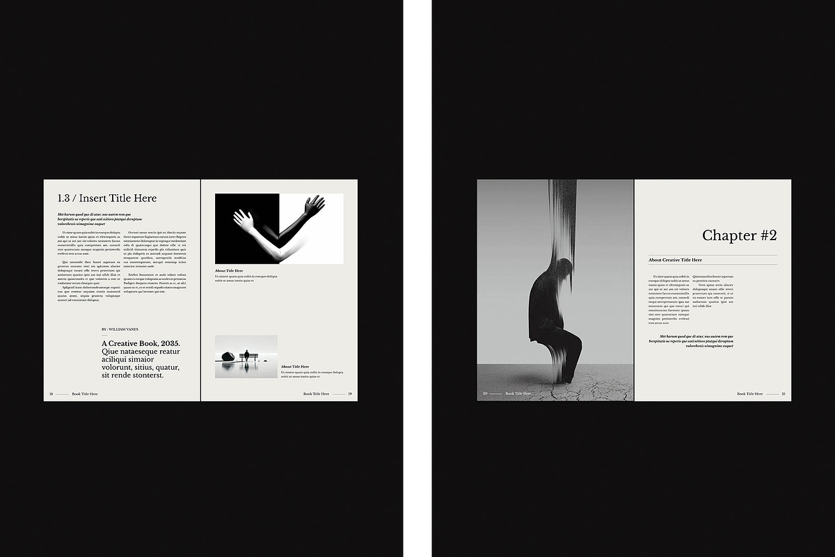 Book Title Layout Design Template, a Brochure Template by TemplateFolio-Shop (Photo 9 of 19)