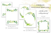 Sale- Herbal Greens Design Set, an Illustration by Art by Lin (Thumbnail 4 of 8)