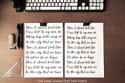 Angela's Hope, a Script Font by JosephaStone (Thumbnail 3 of 10)