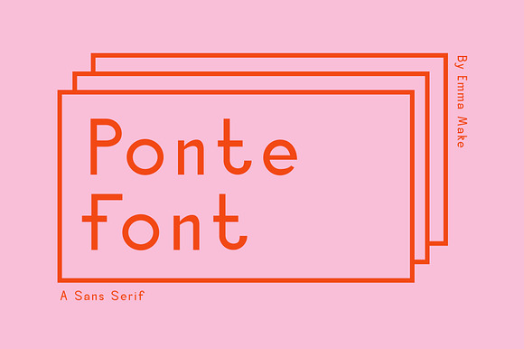 Ponte Font preview 8