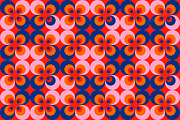 Geometric pattern with floral motif, a Pattern Graphic by Art's and patterns (Thumbnail 3 of 4)
