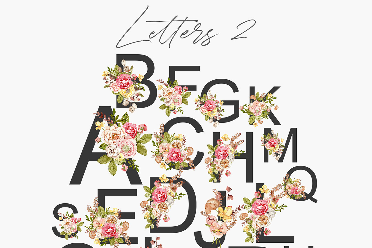 GREEN/BEIGE FLOWER collection, a Decorative Illustration by Julia Bogdan (Photo 8 of 9)