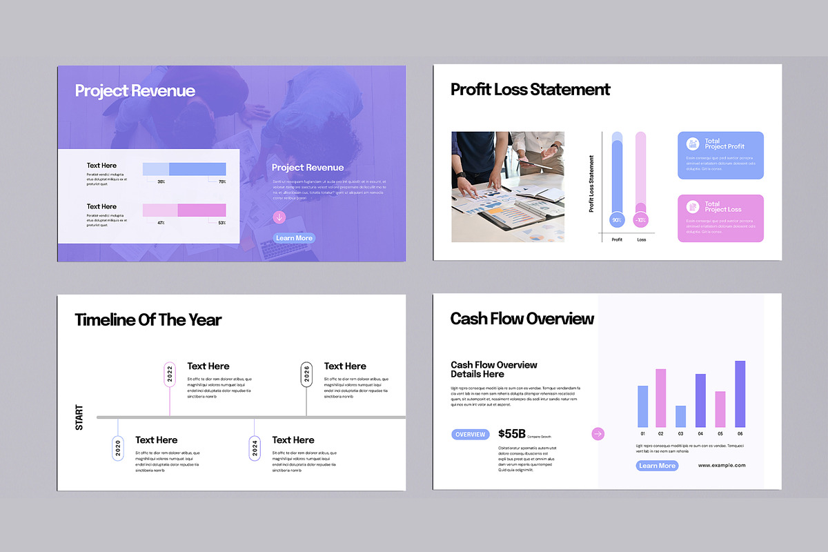 Annual Report Presentation Template, a Presentation Template by MightyDesign (Photo 4 of 8)