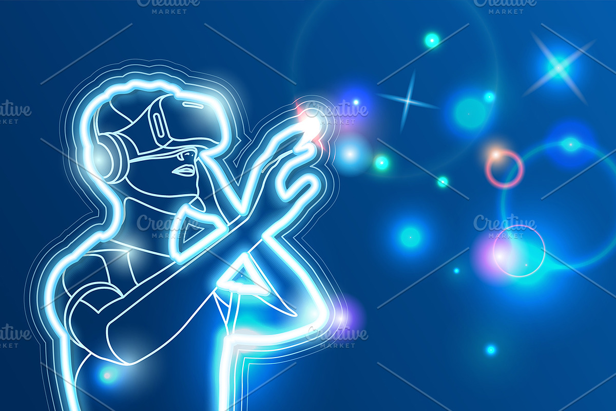 Virtual Augmented Reality Themes, an Education Illustration by TAlex (Photo 5 of 6)