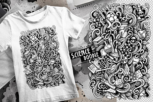 Science Graphic Doodle Illustration