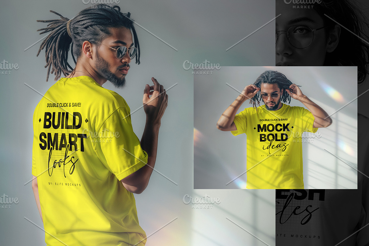 T-Shirt Mockup Set – 10 Editable PSD, a Shirt Mockup by Elite Mockups (Photo 2 of 4)