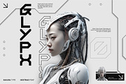 Neotriad - Futuristic Font, a Sans Serif Font by Hakara Type (Thumbnail 2 of 7)