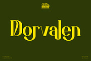 Dorvalen, a Serif Font by Rishsketch (Thumbnail 1 of 15)