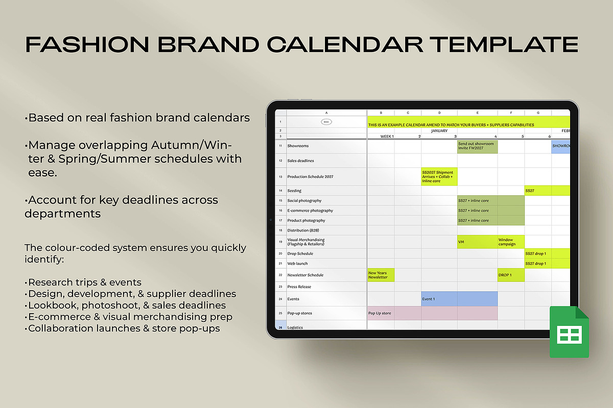 Fashion Project Management Bundle, a Templates & Theme by The Fashion Work Store (Photo 2 of 9)