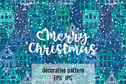 Christmas city street landscapes, a Decorative Illustration by Primula`s shop (Thumbnail 6 of 7)
