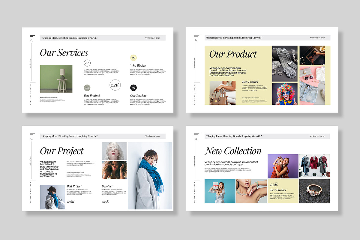 Brand Proposal Presentation Template, a Presentation Template by MightyDesign (Photo 4 of 8)