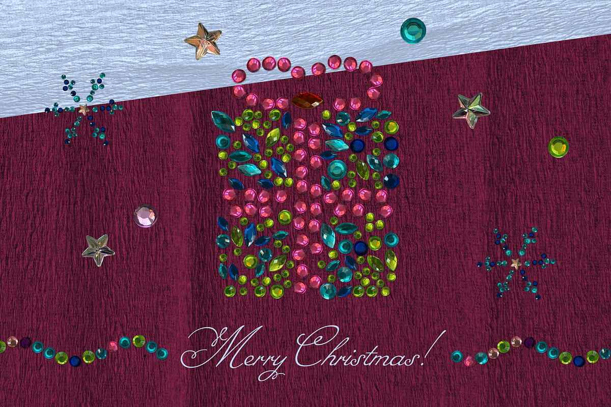 Rhinestone Christmas Tree and Frames, an Object Graphic by Anzhelika (Photo 9 of 9)