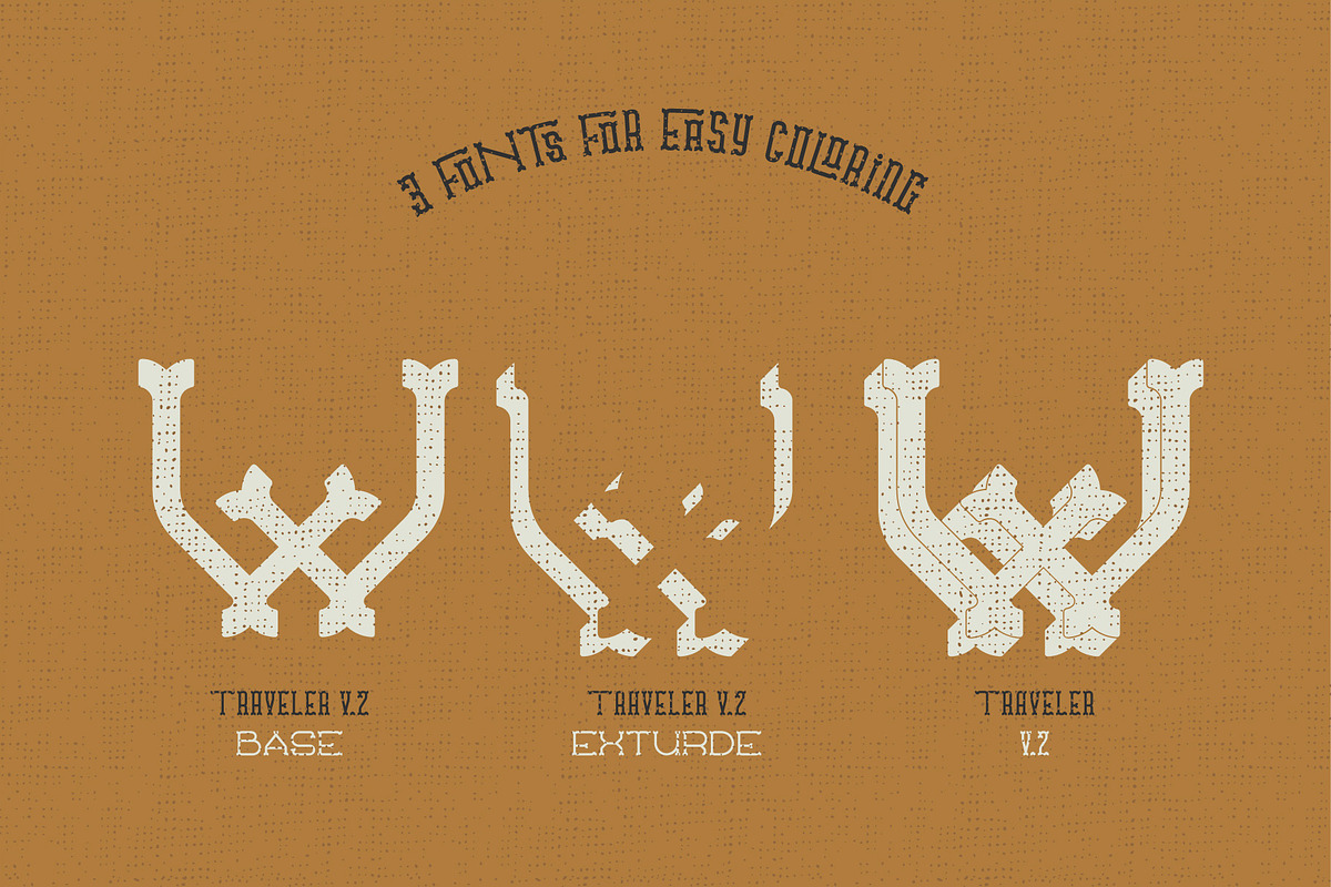 Traveler v.2 typeface preview 7