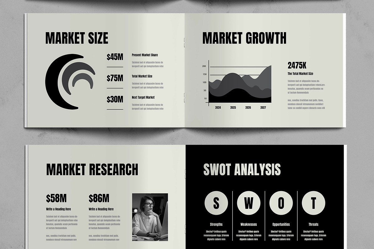 Marketing Strategy Plan Brochure, a Brochure Template by ContestDesign (Photo 4 of 5)