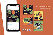 Cyber Monday Sale Instagram Post, a Social Media Template by Artnivora.Std (Thumbnail 2 of 2)