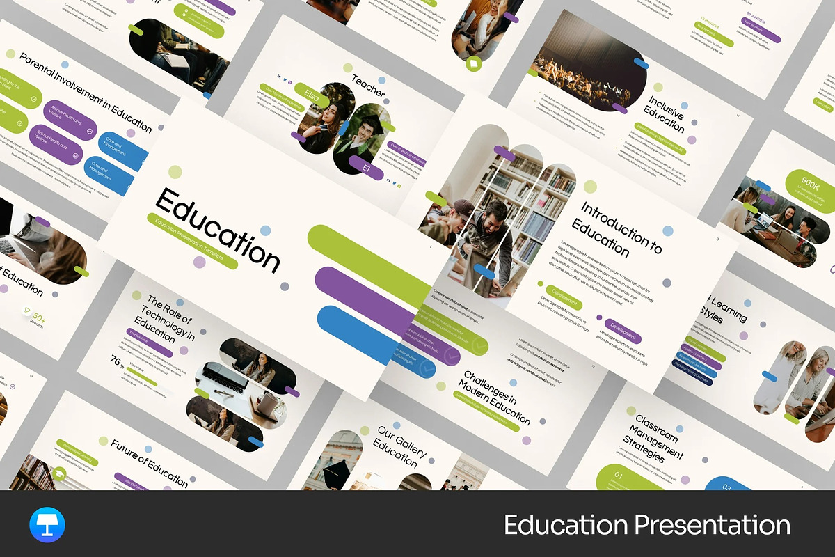 Education School Keynote Templates, a Presentation Template by Fit-tee (Photo 1 of 2)