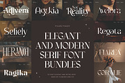 Elegant Modern Serif Font Bundle, a Serif Font by Flawless And Co (Thumbnail 1 of 11)