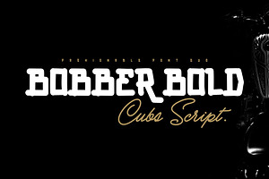 BOBBER BOLD & Cubs Script FONT DUO