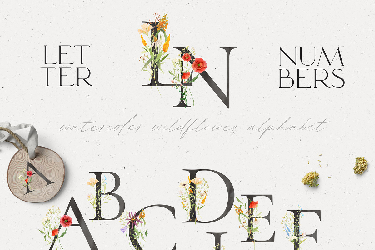 Watercolor Wildflowers Collection, an Illustration by Alisha Gronska (Photo 7 of 10)