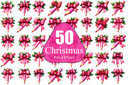 Pencil with Bow Clipart Bundle Files, a Decorative Illustration by taramija (Thumbnail 1 of 26)