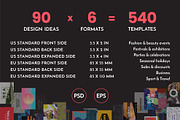 Business Card Template Bundle Sale, a Business Card Template by Amber Graphics (Thumbnail 2 of 5)