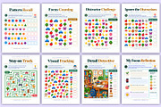 Focus Training Activity Book | Focus, a Stationery Template by Mustafiz (Thumbnail 4 of 4)