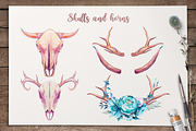 Beachy Boho watercolor, an Animal Illustration by AlexGreenArt (Thumbnail 10 of 17)