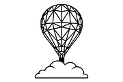 Hot Air Balloon Silhouette Bundle, an Object Illustration by Gaye Art (Thumbnail 26 of 31)