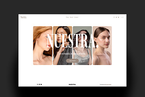 Nuestra Squarespace 7.1