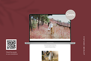 Vintage Merlot Wedding Website Canva, a Landing Page Template by batang (Thumbnail 2 of 4)