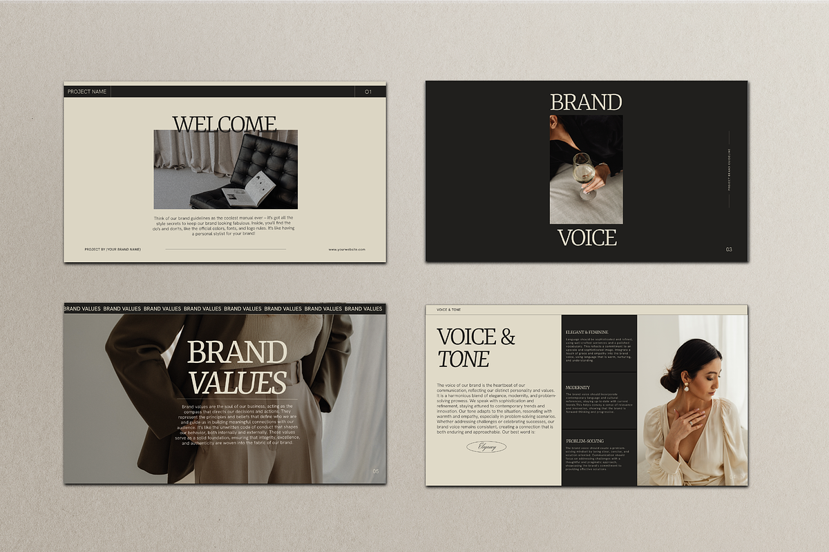 MARISA | Brand Guidelines Template, a Templates & Theme by ByPriscilaStudio (Photo 4 of 12)