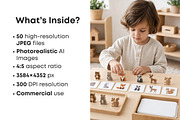 Montessori Play Stock Photo, a School & Education Photo by Selenique Studio (Thumbnail 2 of 11)