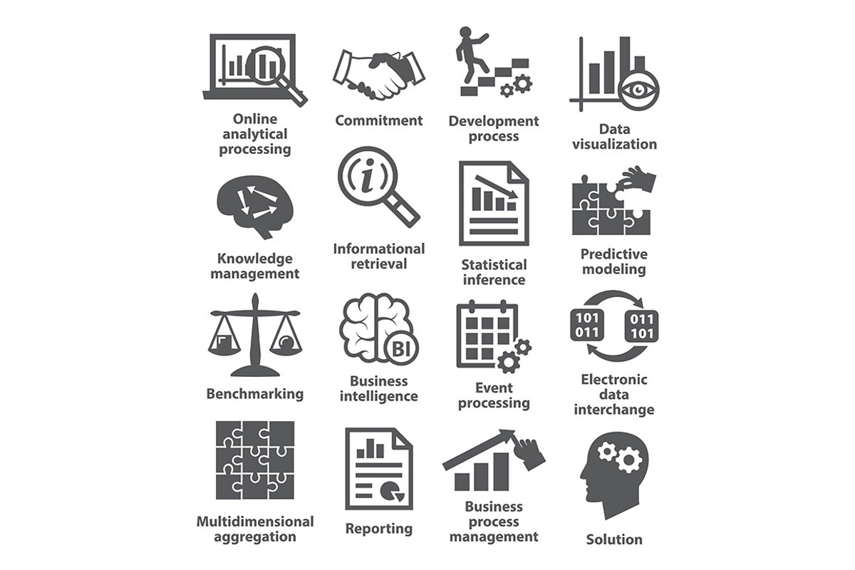 Business management icons. Pack 04., an Icon by IhorZigor