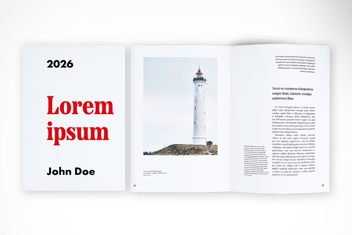 Heritage Magazine Template preview 6
