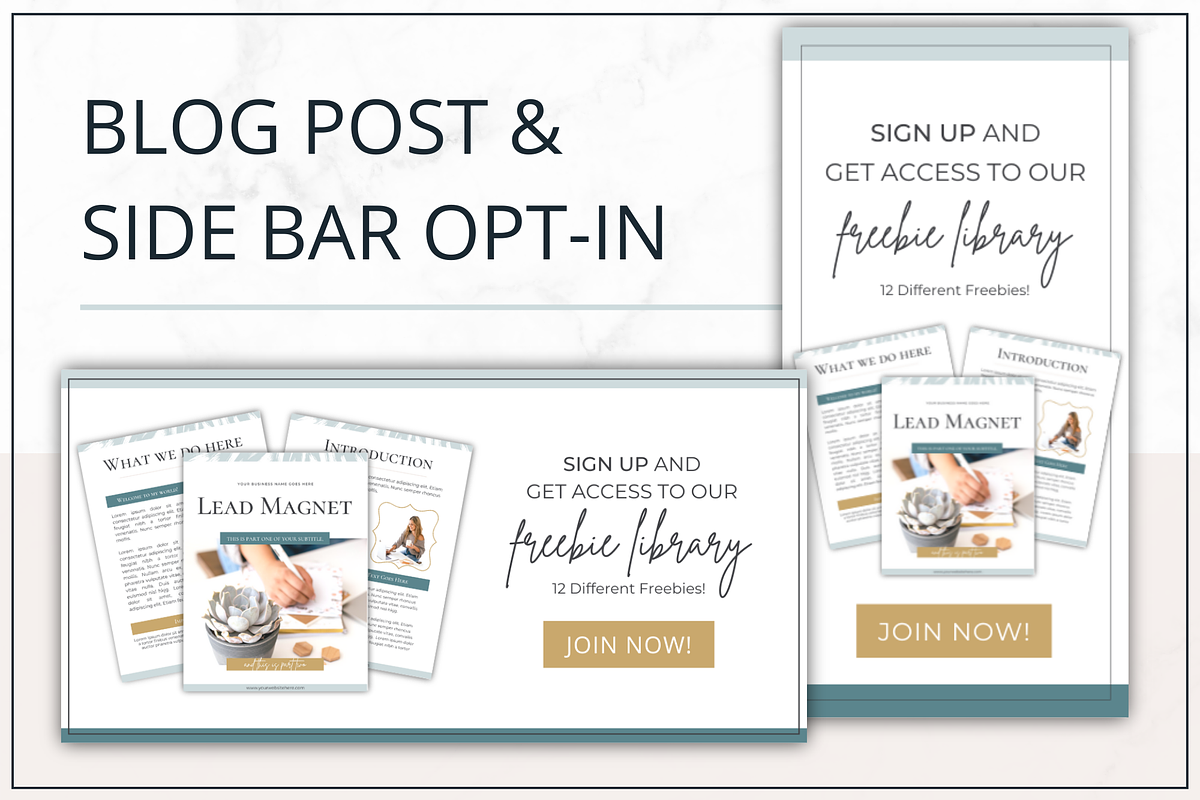 Lead Magnet Canva Nurtured Life, a Branding & Logo Template by Lady Boss Studio (Photo 9 of 10)