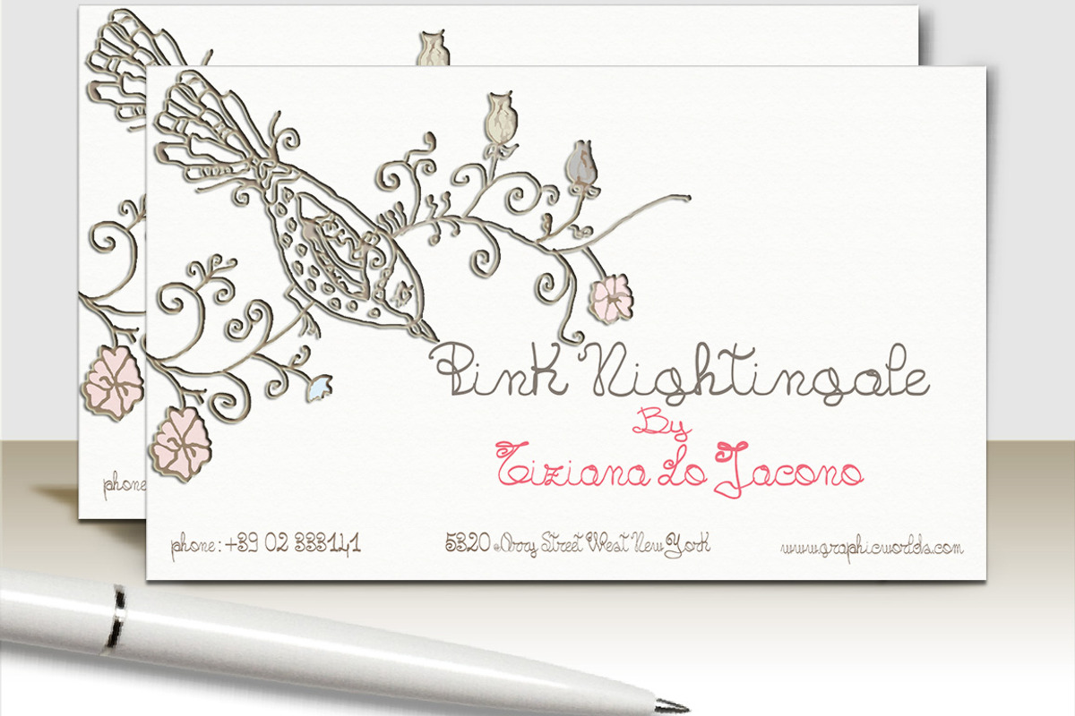 Pink Nightingale Script preview 2