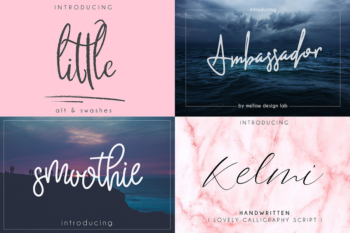 Modern Script Font Bundle, a Script Font by Creamy Script (Photo 22 of 30)