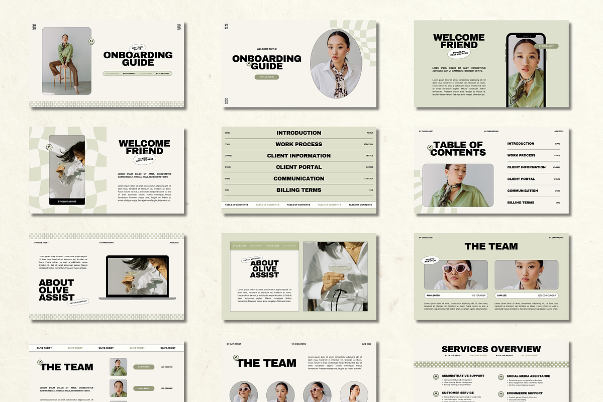Virtual Assistant Onboarding Kit, a Presentation Template by Branding Babe Co. (Photo 4 of 10)
