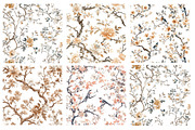 Toile Elegance Chinoiserie Floral, a Pattern Graphic by SinaCreation (Thumbnail 5 of 5)
