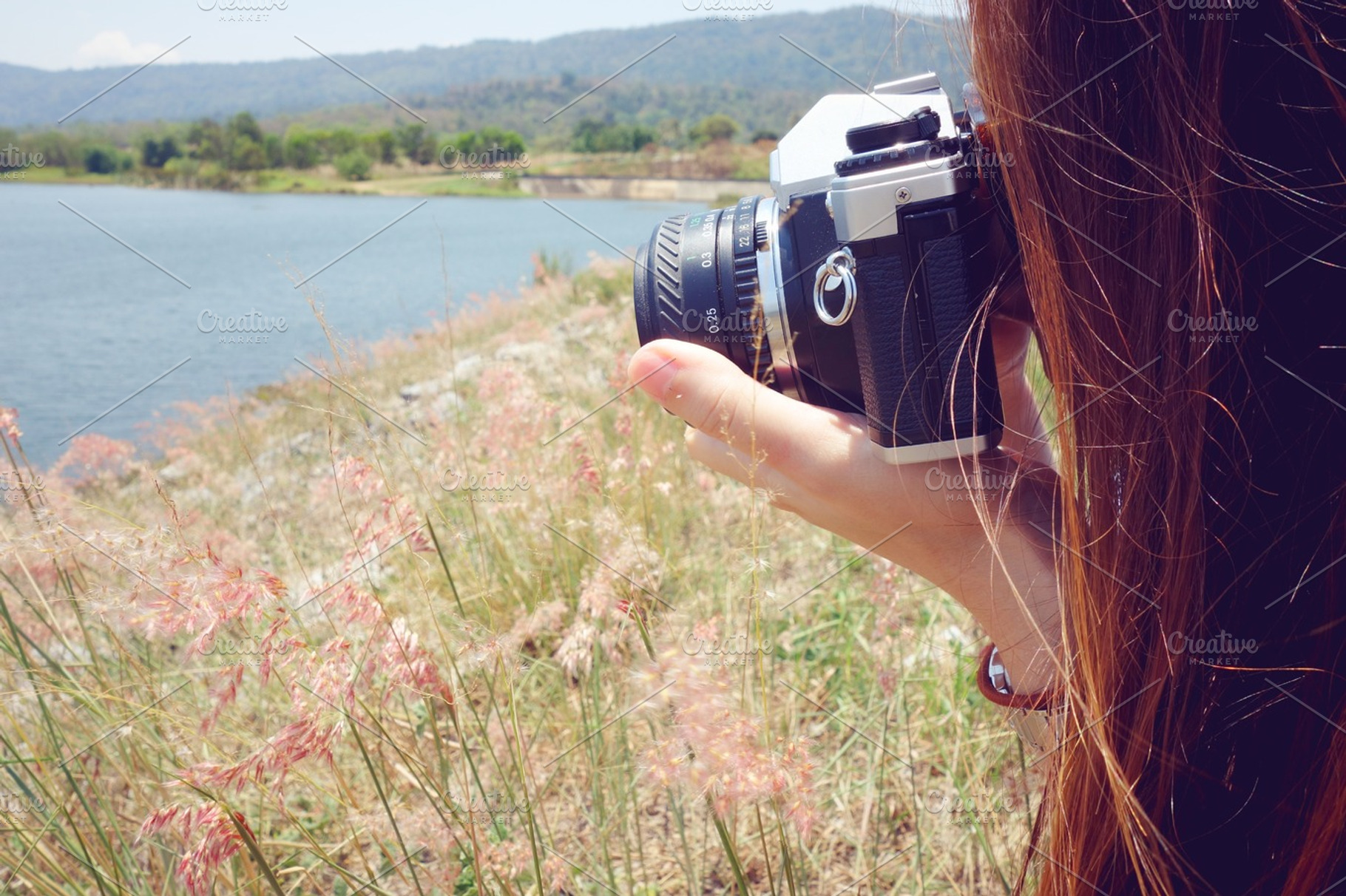 Taking Photos By Film Camera
