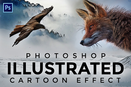 Easy Cartoon Illustration Effect
