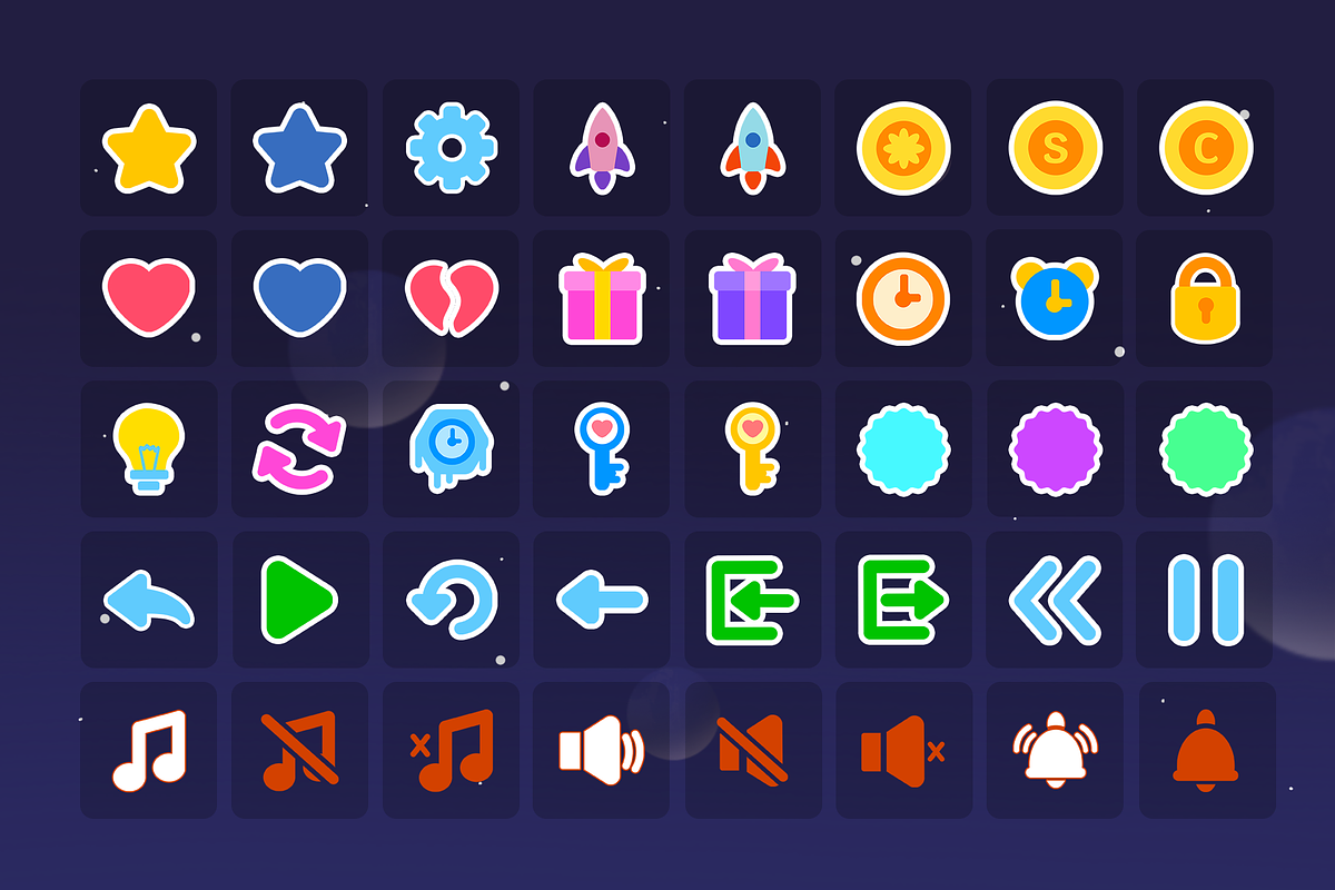 Space Word, Game UI, Mobile Casual, an Object Graphic by KartInnka (Photo 17 of 19)