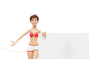 35 Promo Mock-Ups w/ Swimsuit Jenny, an iPad Mockup by Oleg Ribar (Thumbnail 27 of 30)